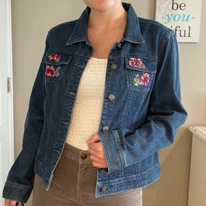 Cross Stitched Denim Jacket